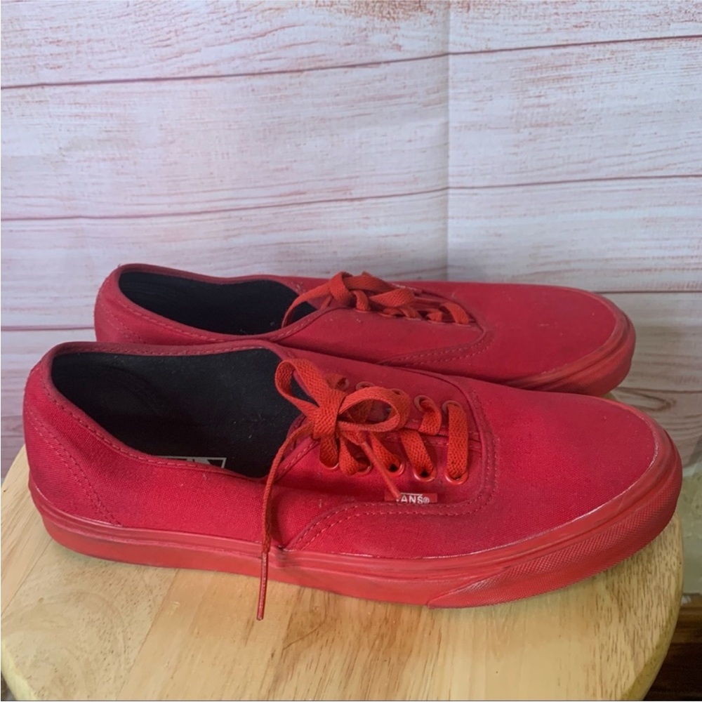 Vans Classic Red Sneaker Shoes Men8.5 Women10